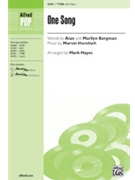 One Song by Hamlisch Marvin - Hayes Mark - for TTBB and Piano