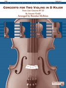 Concerto for Two Violins in D Major [String Orchestra] by Vivaldi Antonio Lucio - McBrien Brendan - for Conductor Score