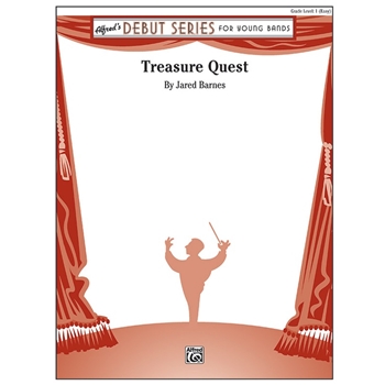 Treasure Quest by Barnes Jared for Concert Band