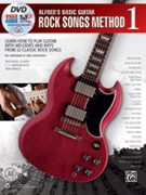 Alfred's Basic Guitar Rock Songs Method 1 [Guitar] by for Book DVD and Online Video/Audio/Software