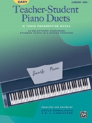 Easy Teacher-Student Piano Duets in Three Progressive Books Book 1 for 1 Piano 4 Hands