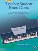 Easy Teacher-Student Piano Duets in Three Progressive Books Book 3 for 1 Piano 4 Hands