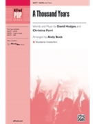 Thousand Years by Hodges and Perri - Beck Andy - for SATB and Piano