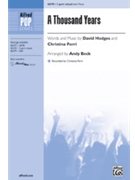 Thousand Years by Hodges and Perri - Beck Andy - for 3-Part Mixed and Piano