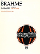 Ballades Opus 10 by Brahms Johannes - Hinson Maurice - for Piano