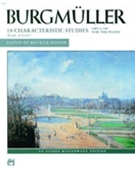 18 Characteristic Studies Opus 109 by Burgmuller Friedrich - Hinson Maurice - for Piano