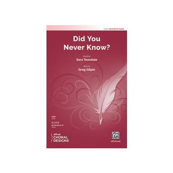Did You Never Know?