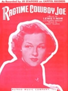 Ragtime Cowboy Joe by Abrahams Maurice for Piano