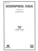 Geographical Fugue by Toch Ernst for SATB