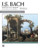 Menuet In G Major BWV 116 by Bach Johann Sebastian - Palmer - for Piano