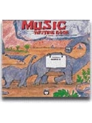 Music Writing Book Dinosaurs by Wide Line for Manu Paper
