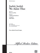 Joyful Joyful We Adore Thee by Beethoven Ludwig van - Hayes Mark - for SATB