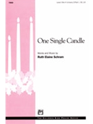 One Single Candle by Schram Ruth Elaine for Unison/2-Part