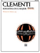 Sonatina Opus 36 #2 G Major by Clementi Muzio - Palmer - for Piano