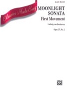 Sonata Opus 27 #2 1st Movement Simp by Beethoven Ludwig van for Piano