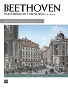 Variations On A Swiss Song K Woo64 by Beethoven Ludwig van - Palmer - for Piano