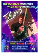 The Commandments of R&B Drumming [Drum Set] by Zoro for DVD