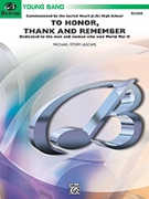 To Honor Thank & Remember by Story Michael for Full Score