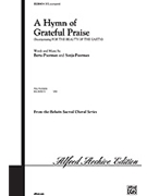 Hymn Of Grateful Praise by Pooman Berta/sonja for SATB