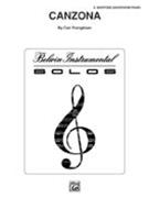 Canzona by Frangkiser Carl for Baritone Saxophone and Piano