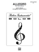 Allegro From Horn Quintet by Mozart Wolfgang Amadeus - Wilcox James - for French Horn and Piano