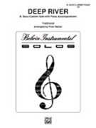 Deep River by - Weber Fred - for Bass Clarinet