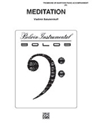 Meditation by Bakaleinikoff Vladi for Trombone and Piano