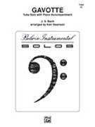 Gavotte by Bach Johann Sebastian - Swanson Ken - for Tuba and Piano
