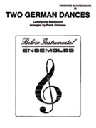 Two German Dances by Beethoven Ludwig van - Erickson Frank - for Woodwind Q