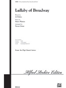 Lullaby Of Broadway by Warren Harry - Chinn Teena - for 2-Part