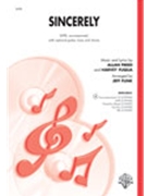 Sincerely by - Funk Jeff - for SATB