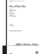 On A Clear Day by Lane Burton - Strommen Carl - for SATB