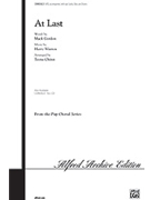 At Last by Warren Harry - Chinn Teena - for SATB