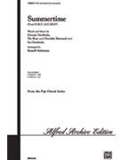Summertime by Gershwin George - Robinson Russell L - for SATB
