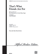 That's What Friends Are For by Bacharach and Sager - Billingsley Alan - for SATB