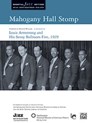 Mahogany Hall Stomp by Williams Spencer for Full Score