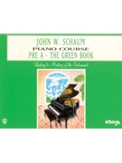 Piano Course Pre A The Green Book by Schaum for Piano Method