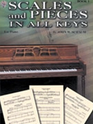 Scales & Pieces In All Keys Book 1 by Schaum for Piano