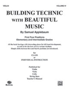 Building Technic With Beautiful Music by Applebaum for Violin (Vol 4)