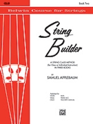 String Builder Bk 2 by Applebaum S for Cello