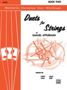 Duets For Strings Bk 2 by Applebaum S for String Bass (Book 2)