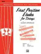 First Position Etudes for Strings by Applebaum Samuel for Violin
