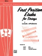 First Position Etudes for Strings by Applebaum Samuel for Viola