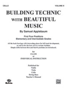Building Technic With Beautiful Music by Applebaum for Cello (Vol 3)