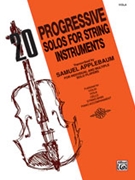 20 Progressive Solos For Strings by - Applebaum Samuel - for Viola