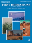First Impressions by Pearce for Piano