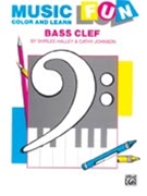 Music Fun Color & Learn Bass Clef by Halley and Johnson for Workbook