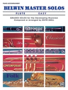 Belwin Master Solos for Flute Volume 1 by Various - Snell Keith - for Piano Accompaniment