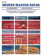 Belwin Master Solos for Clarinet Volume 1 by Various - Snell Keith - for Bb Clarinet Collection