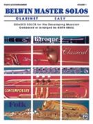 Belwin Master Solos for Clarinet Volume 1 by Various - Snell Keith - for Piano Accompaniment